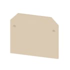 WEIDMULLER - Piastra terminale per morsetti, beige, Posizione verticale: 36.5 mm, Larghezza: 1.5 mm, V-2, poliammide 66, bloccabile: Sì