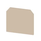 WEIDMULLER - Piastra terminale per morsetti, Beige scuro, Posizione verticale: 27 mm, Larghezza: 1.5 mm, V-0, Wemid, bloccabile: Sì