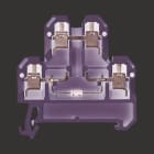 WEIDMULLER - Morsettiera portacomponenti, Collegamento a vite, beige / giallo, 4 mm², 380 V, 380 V, Numero di collegamenti: 4, Numero di piani: 2, TS 35