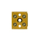 WEIDMULLER - Morsettiera unipolare e multipolare, Collegamento a vite, Giallo medio, 4 mm², 32 A, 400 V, Numero di collegamenti: 4, Numero di piani: 1