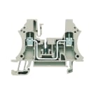 WEIDMULLER - Morsettiera portacomponenti, Collegamento a vite, Beige scuro, 4 mm², 250 V, 250 V, Numero di collegamenti: 2, Numero di piani: 1, TS 35
