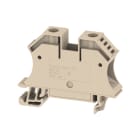 WEIDMULLER - Morsettiera passante, Collegamento a vite, Beige scuro, 16 mm², 76 A, 690 V, Numero di collegamenti: 2