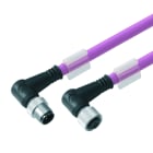 WEIDMULLER - Cavi dati in rame (preconfezionati), Linea di collegamento, Numero di poli: 5, Lunghezza del cavo: 10 m, perno, 90° - presa 90°, Lunghezza: 10 m