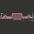 WEIDMULLER - Supporto per barra collettrice, Beige scuro, 120 °C, Larghezza: 8 mm, V-0, Wemid, innestabile