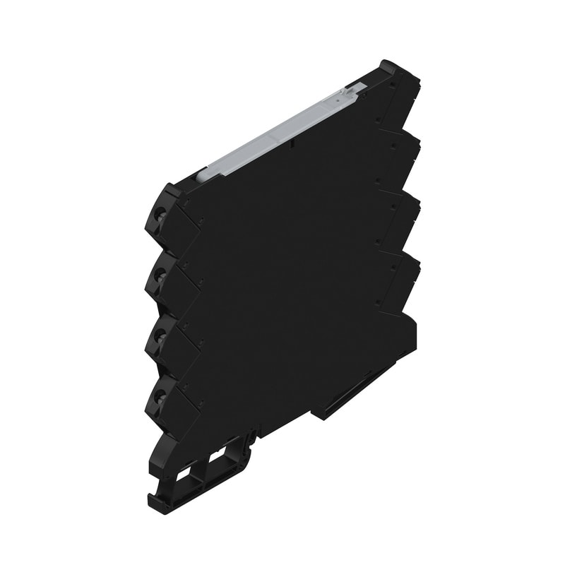 WEIDMULLER - Set di custodie per guide DIN (custodia modulare), Larghezza: 6.3 , IP20 installato, Plastica, PA 66 GF 30, nero
