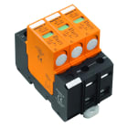 WEIDMULLER - Scaricatore di sovratensione AC combinato (Tipo 1+2), Tensione di rete: 230 V / 400 V, Rete a bassa tensione: TN-C, Numero di poli: 3