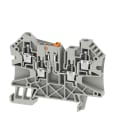 WEIDMULLER - Morsetto sezionatore di prova, Collegamento a vite, grigio, 4 mm², 27 A, 500 V, Numero di collegamenti: 4, Numero di piani: 1