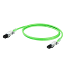 WEIDMULLER - Cavo PROFINET (preconfezionato), RJ45 IP 20 con calotta di protezione, RJ45 IP 20 con calotta di protezione, Numero di poli: 4, Lunghezza: 10 m