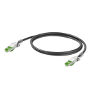 WEIDMULLER - Cavo per installazioni ferroviarie Ethernet (confezionato), Linea di collegamento, RJ45 IP20, RJ45 IP20, Numero di poli: 4, Lunghezza: 10 m