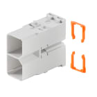 WEIDMULLER - Inserto modulo per connettori industriali (dati), 0 V, 0 A, Numero di poli: 2, Collegamento a crimpare, Maschio, Slot a innesto necessari: 1