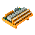 WEIDMULLER - Modulo d'interfaccia con relè, RCL, LL2N 5,08 mm, Collegamento a vite, LP 5,08 + connettore a norma IEC60603-13 / DIN41651, 10 pin, LL 5.08 mm, 24 V D