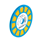 WEIDMULLER - Sistema di codifica cavi, giallo, Diametro esterno conduttore:2.5 - 5 mm, Numeri, PVC, flessibile, senza cadmio, -30...80 °C