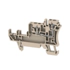 WEIDMULLER - Morsetto componibile per sensori e attuatori, Molla autobloccante, Beige scuro, 1.5 mm², 17.5 A, 250 V, Numero di collegamenti: 2, Numero di piani: 1,