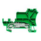 WEIDMULLER - Morsetto componibile per sensori e attuatori, Molla autobloccante, verde, 1.5 mm², 17.5 A, 250 V, Numero di collegamenti: 2, Numero di piani: 1, TS 35