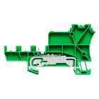 WEIDMULLER - Morsetto componibile per sensori e attuatori, Molla autobloccante, verde, 1.5 mm², 17.5 A, 250 V, Numero di collegamenti: 2, Numero di piani: 1, TS 35