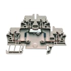 WEIDMULLER - Morsettiera portacomponenti, Molla autobloccante, Beige scuro, 2.5 mm², 500 V, 500 V, Numero di collegamenti: 4, Numero di piani: 2, TS 35
