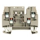 WEIDMULLER - Morsetto sezionatore di prova, Collegamento a vite, Beige scuro, 2.5 mm², 16 A, 400 V, Numero di collegamenti: 4, Numero di piani: 1