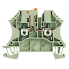 WEIDMULLER - Morsetto sezionatore di prova, Collegamento a vite, Beige scuro, 2.5 mm², 24 A, 500 V, Numero di collegamenti: 2, Numero di piani: 1