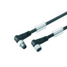 WEIDMULLER - Cavi sensore-attuatore, M8 / M8, Numero di poli: 3, 5 m, perno, 90° - presa 90°, LED: No, Schermato: No