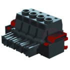 WEIDMULLER - Connettore PCB (collegamento del conduttore), 1000 V, 78.3 A, Passo in mm: 10.16, 16 mm², Numero di poli: 4, Collegamento a vite, Box