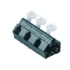 WEIDMULLER - Morsetto per circuito stampato, 1000 V, 24 A, Passo in mm: 10.00, 2.5 mm², Numero di poli: 3, Collegamento a molla autobloccante con attuatore, Colleg