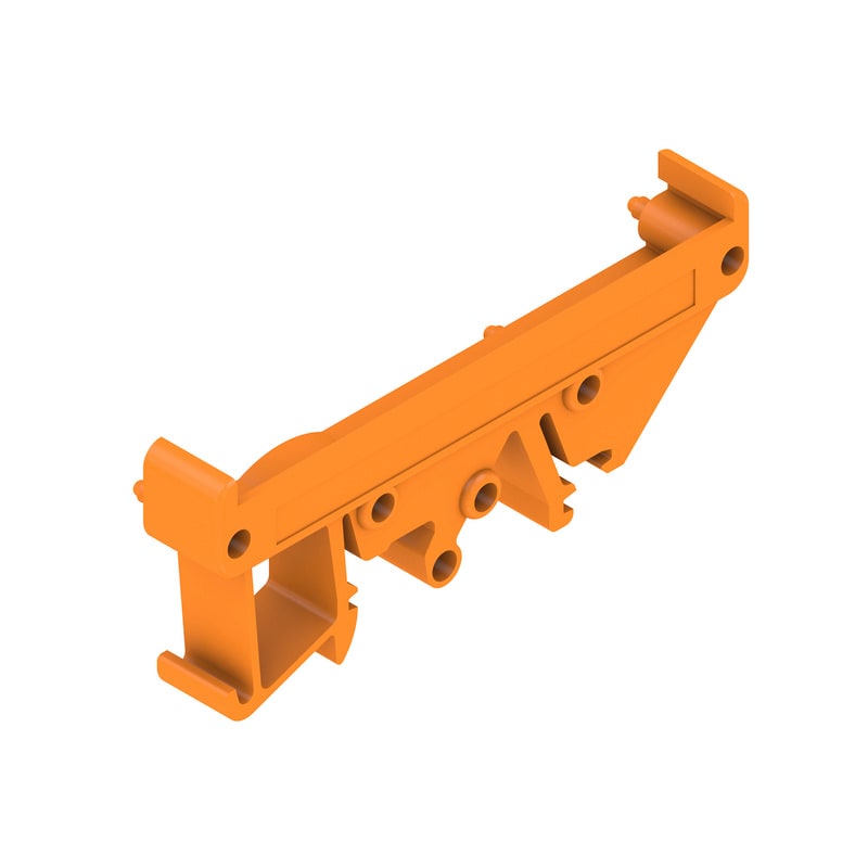 WEIDMULLER - Elemento laterale (custodia profilo modulare), Larghezza: 13.7 , IP00, PA 66, arancione
