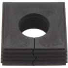 WEIDMULLER - Passacavo fessurato (Sistema di inserimento cavi), 20 mm, 21 mm, -40 °C, 120 °C, TPE, Nero assoluto