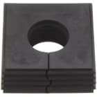 WEIDMULLER - Passacavo fessurato (Sistema di inserimento cavi), 19 mm, 20 mm, -40 °C, 120 °C, TPE, Nero assoluto