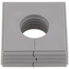 WEIDMULLER - Passacavo fessurato (Sistema di inserimento cavi), 19 mm, 20 mm, -40 °C, 90 °C, TPE, Grigio chiaro