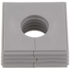 WEIDMULLER - Passacavo fessurato (Sistema di inserimento cavi), 18 mm, 19 mm, -40 °C, 90 °C, TPE, Grigio chiaro