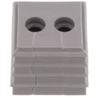 WEIDMULLER - Passacavo fessurato (Sistema di inserimento cavi), 7 mm, 8 mm, -40 °C, 90 °C, TPE, Grigio chiaro