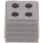 WEIDMULLER - Passacavo fessurato (Sistema di inserimento cavi), 4 mm, 5 mm, -40 °C, 90 °C, TPE, Grigio chiaro