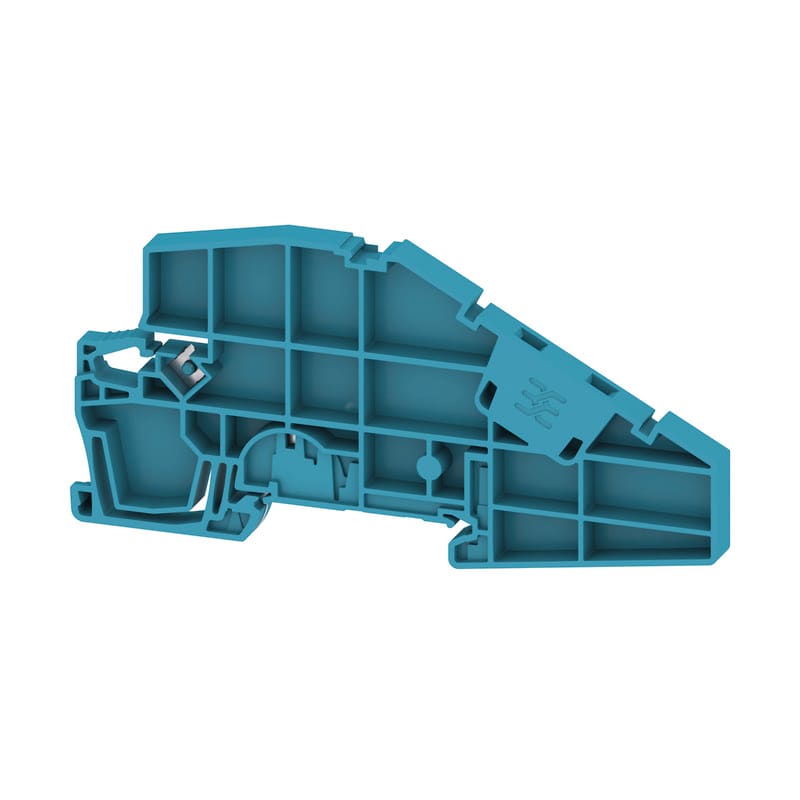 WEIDMULLER - Terminale di fissaggio, blu, TS 35, V-0, Wemid, Larghezza: 6.1 mm, 130 °C