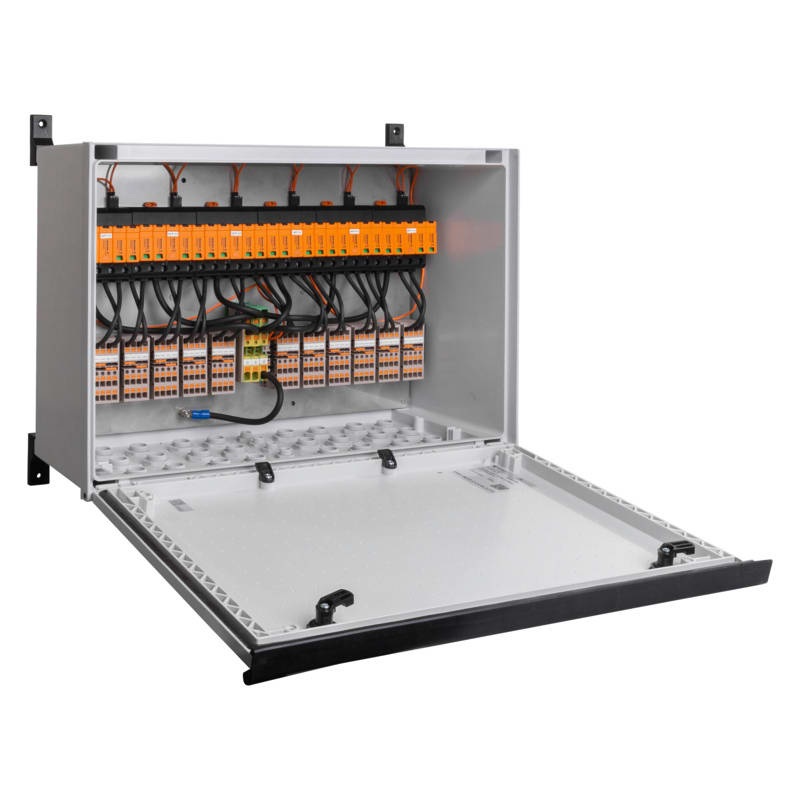 WEIDMULLER - Quadro di stringa (Fotovoltaico), PV Next, 1100 V, 12 MPP, 2 ingressi / 2 uscite per MPPT, Protezione contro le sovratensioni I / II, Pressacavo