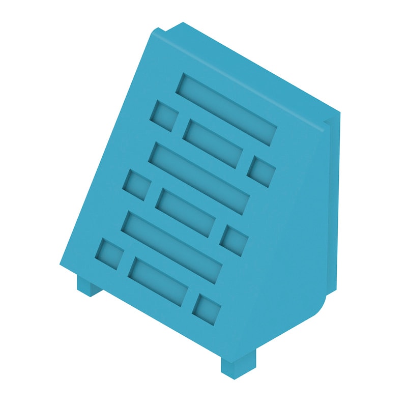 WEIDMULLER - Copertura elemento laterale (custodia modulare), Larghezza: 22.5 , IP20 installato, Plastica, blu