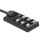 WEIDMULLER - Ripartitore passivo sensore-attuatore (con cavo), Versione con cavo fisso, M12, 30 V, Codificato A, LED: Sì, LED sensore: Sì, Tipo di cablaggio: PNP