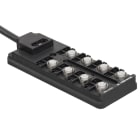 WEIDMULLER - Ripartitore passivo sensore-attuatore (con cavo), Versione con cavo fisso, M12, 30 V, Codificato A, LED: Sì, LED sensore: Sì, Tipo di cablaggio: PNP