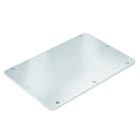 WEIDMULLER - Piastra a flangia, Klippon TB (Terminal Box), diritto, 167 x 610 x 6 mm, Piastre flangiate: sopra, sotto, acciaio inossidabile 1.4404 (316L), lucidatu