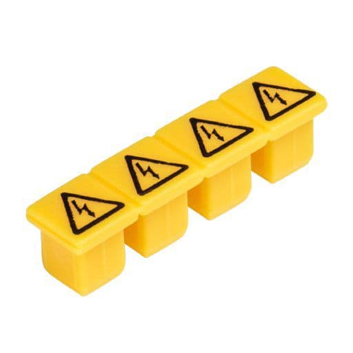 WIELAND ELECTRIC - COVER-PERICOLO   ADF.../4 GIALLO