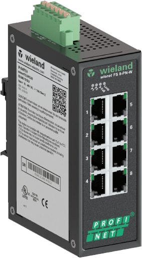 WIELAND ELECTRIC - IP SWITCH        WIENET FS 8-PN-W