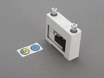 WOEHNER ELECTROTECHNICAL SYSTEMS - SUPPORTO PER BARRE PIATTE, 1P, SIST. 60