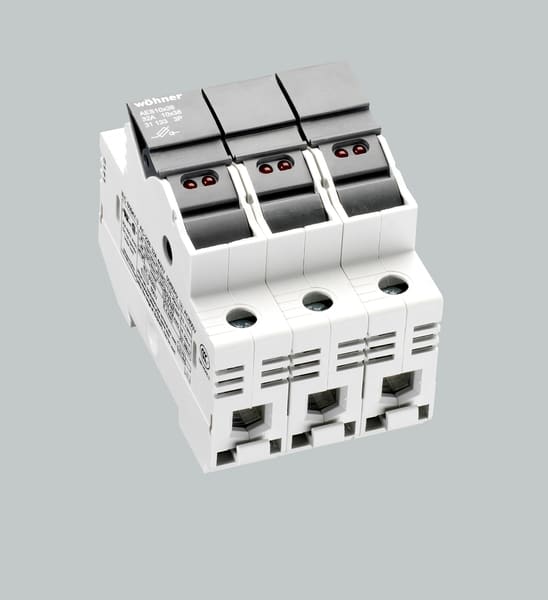 WOEHNER ELECTROTECHNICAL SYSTEMS - AMBUS X FUS. 10X38, 3P CON LED
