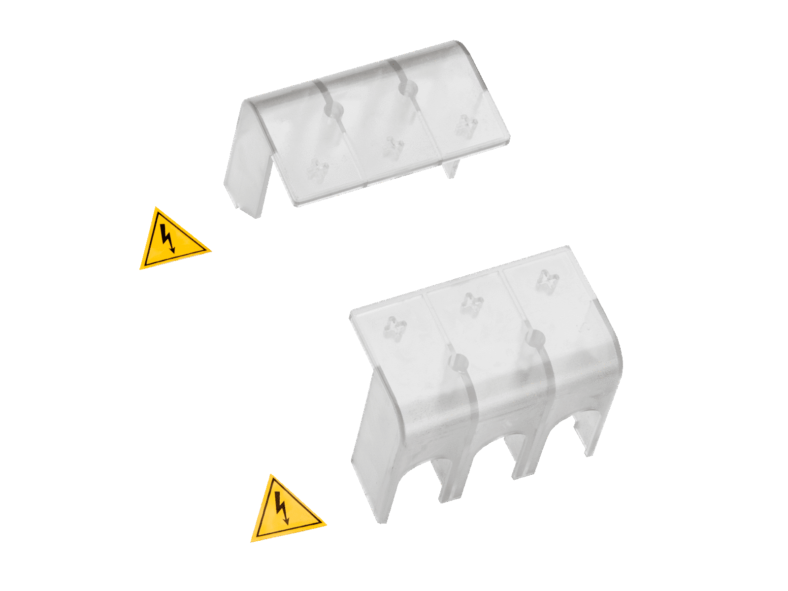 WOEHNER ELECTROTECHNICAL SYSTEMS - SET CALOTTE COPRITERMINALI 3P X CAPUS SD