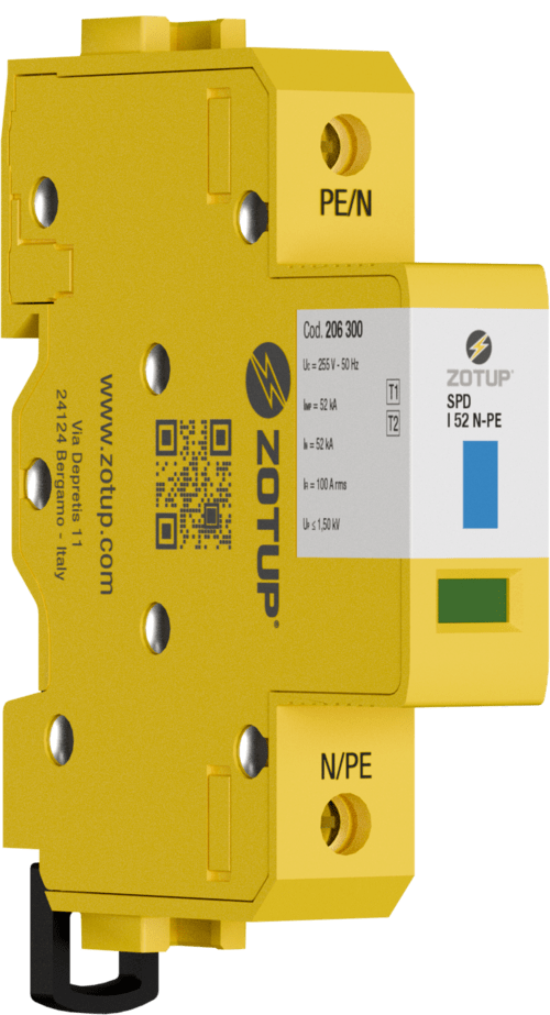 ZOTUP - I 52 N-PE  SPD T1 E T2 IIMP E IN 52 KA T
