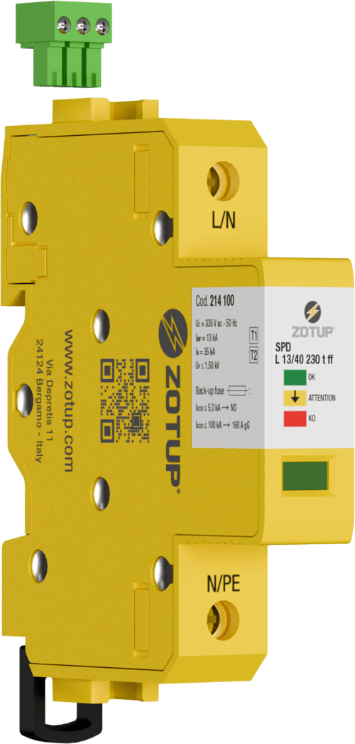 ZOTUP - L 13/40 230 T FF  SPD T1 E T2  TT E TN