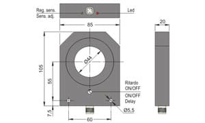 AECO - SIA44-CE PNP NO+NC H R